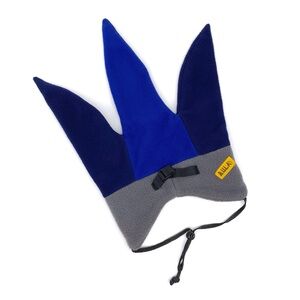 VTG BULA Jester Fleece Winter Beanie Hat Blue Grey